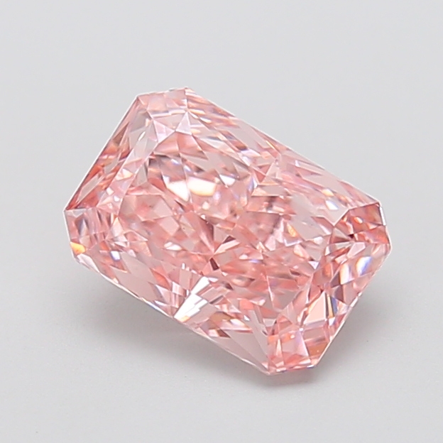 2.07 ct Pink (Vivid) VVS2 Radiant lab-grown diamond