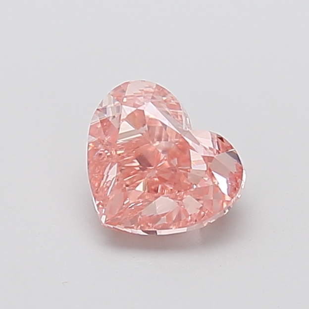 1.50 ct Pink (Intense) VVS2 Heart Modified lab-grown diamond