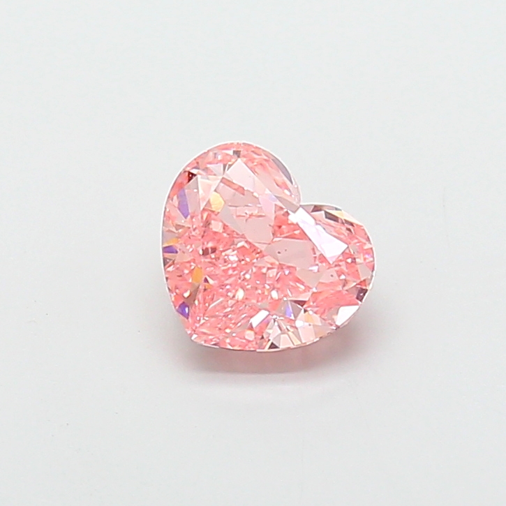 2.10 ct Pink (Vivid) VS1 Heart Modified lab-grown diamond
