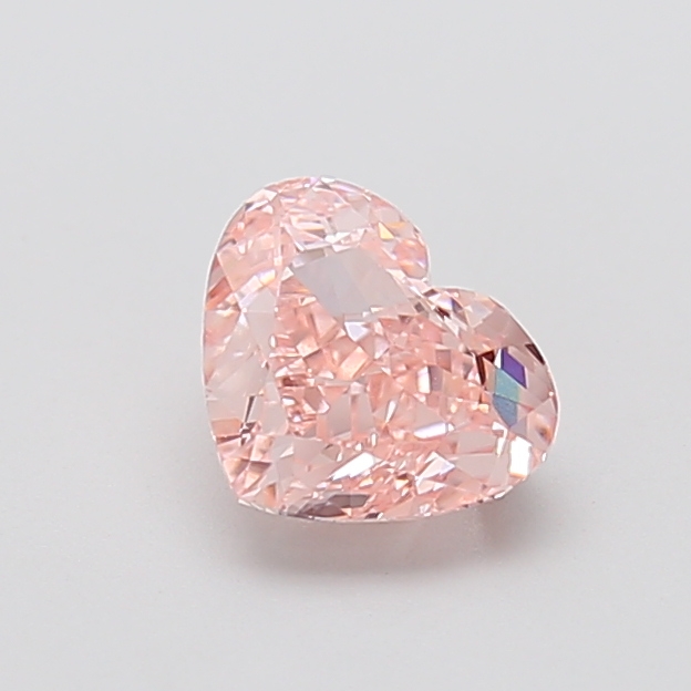 1.50 ct Pink (Vivid) VVS2 Heart Modified lab-grown diamond