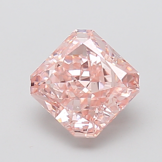 2.54 ct Pink (Intense) VVS2 Square Radiant lab-grown diamond
