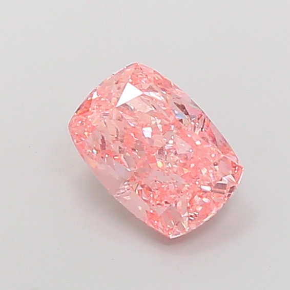 3.06 ct Pink (Vivid) VS1 Cushion lab-grown diamond