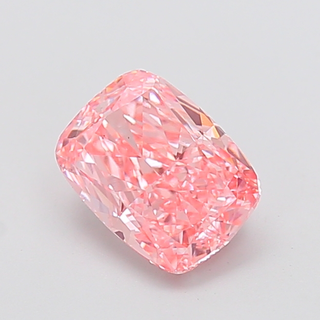 1.87 ct Pink (Vivid) VS1 Cushion lab-grown diamond