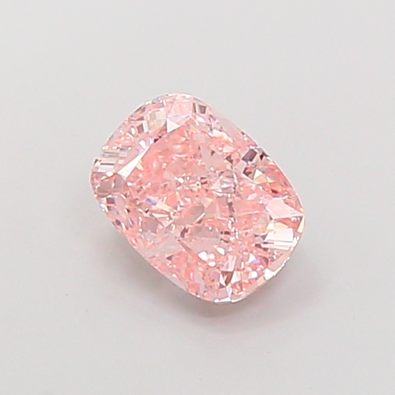 2.52 ct Pink (Vivid) VVS2 Cushion lab-grown diamond