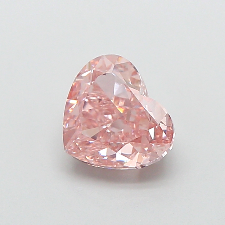 1.28 ct Pink (Intense) VVS2 Heart Modified lab-grown diamond