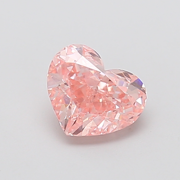 1.55 ct Pink (Vivid) VS1 Heart Modified lab-grown diamond