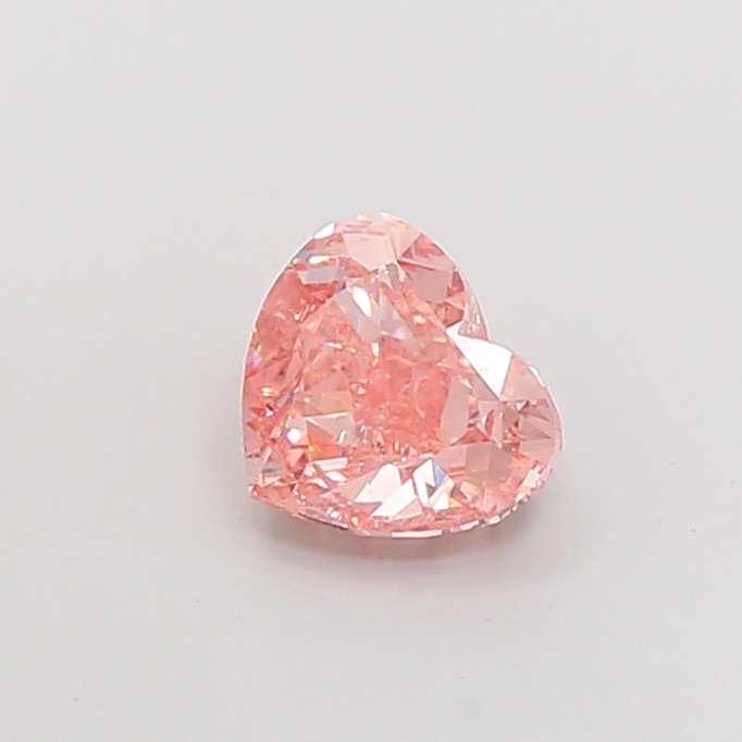 2.60 ct Pink (Intense) VS1 Heart Modified lab-grown diamond