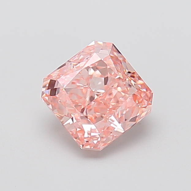 1.54 ct Pink (Vivid) VS1 Square Radiant lab-grown diamond