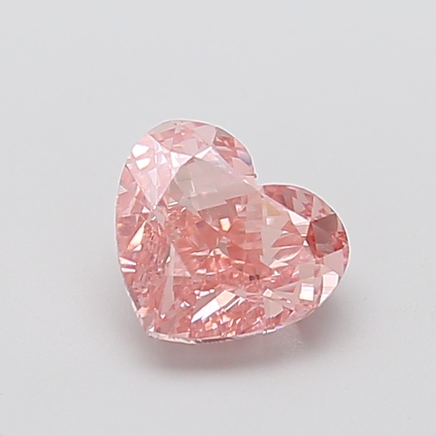 1.61 ct Pink (Vivid) VVS2 Heart Modified lab-grown diamond