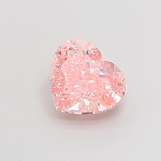 2.50 ct Pink (Intense) VVS2 Heart Brilliant lab-grown diamond