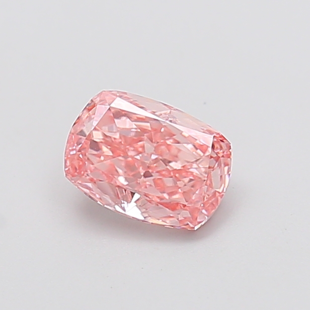 1.06 ct Pink (Vivid) VS1 Cushion lab-grown diamond
