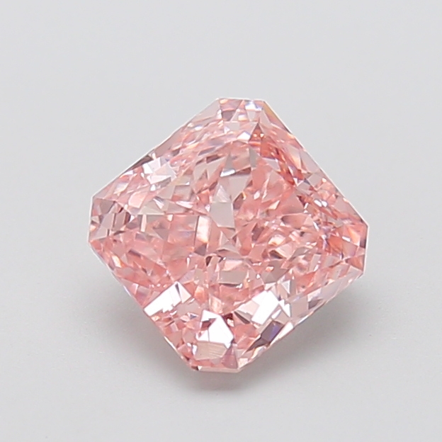 1.90 ct Pink (Vivid) VVS2 Square Radiant lab-grown diamond