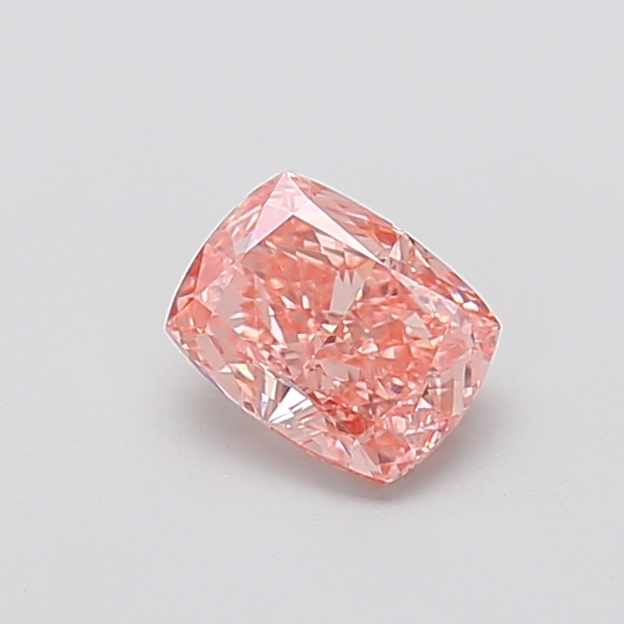 1.01 ct Pink (Fancy) VS2 Cushion lab-grown diamond