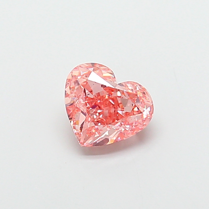 2.03 ct Pink (Vivid) VS2 Heart Modified lab-grown diamond