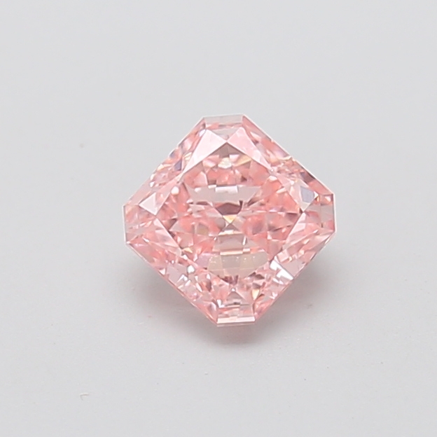 0.99 ct Pink (Vivid) VS1 Square Radiant lab-grown diamond