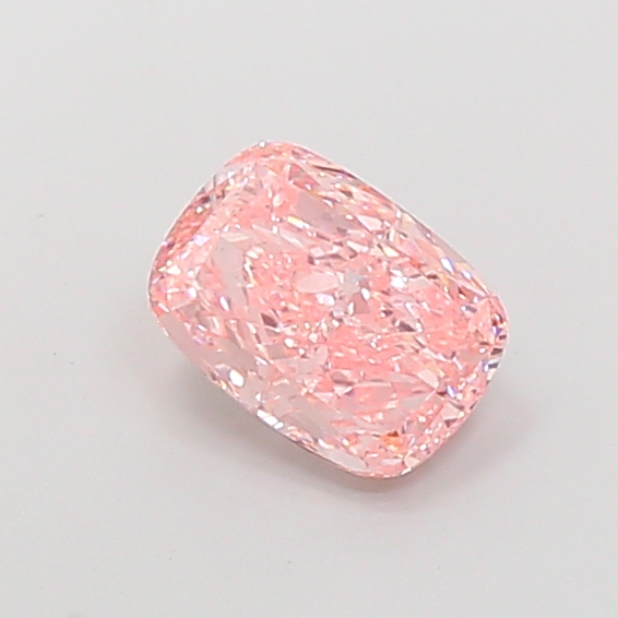 2.53 ct Pink (Vivid) VS1 Cushion lab-grown diamond