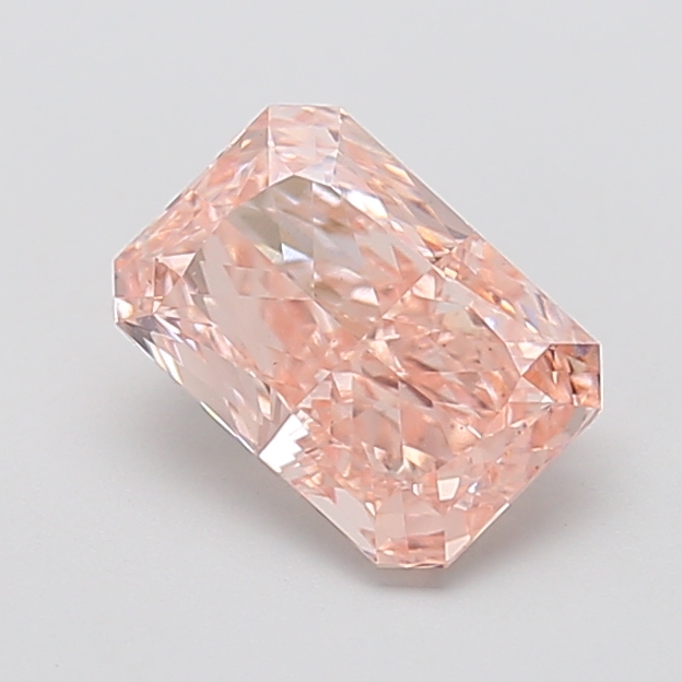 2.12 ct Pink (Intense) VS1 Radiant lab-grown diamond