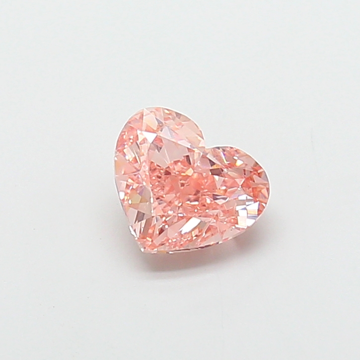 2.02 ct Pink (Intense) VS1 Heart Modified lab-grown diamond
