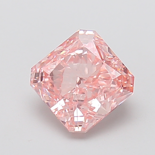 2.41 ct Pink (Vivid) VVS2 Square Radiant lab-grown diamond