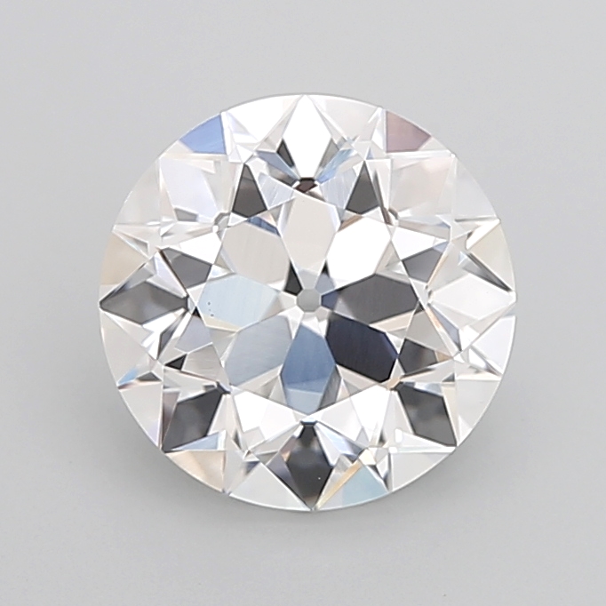4.06 carat Euro Cut lab grown diamond, F VVS2, IGI certified