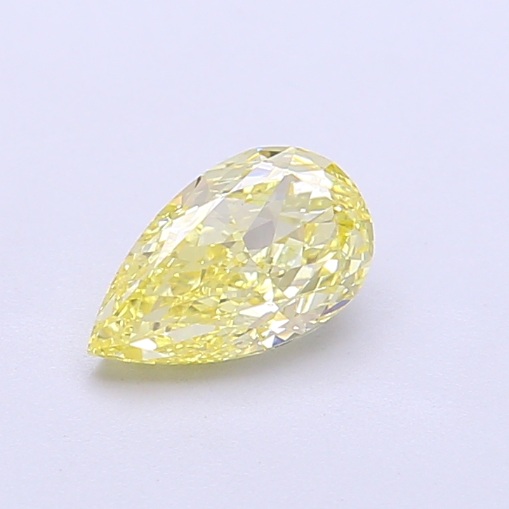 1.00 ct Pear Fancy Intense Yellow Lab-Grown Diamond