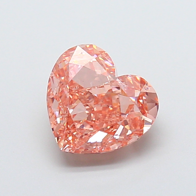 2.54 ct Brown (Fancy) VS1 Heart Modified lab-grown diamond