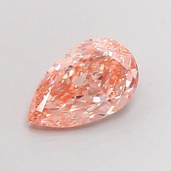 1.51 ct Orange (Fancy) VS1 Pear Modified lab-grown diamond