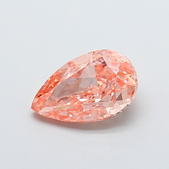 1.61 ct Orange (Intense) VS1 Pear Modified lab-grown diamond