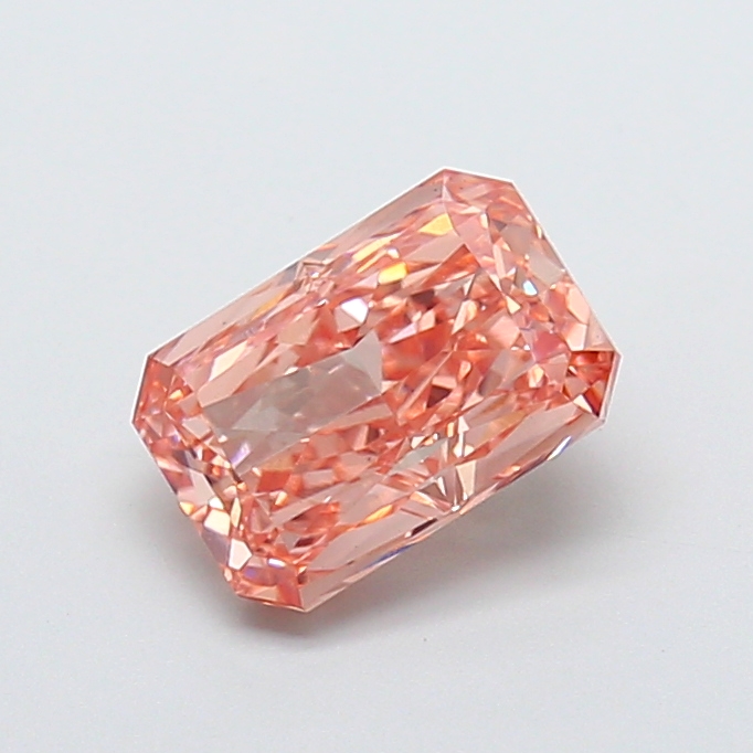 2.09 ct Pink (Fancy) VS1 Radiant lab-grown diamond