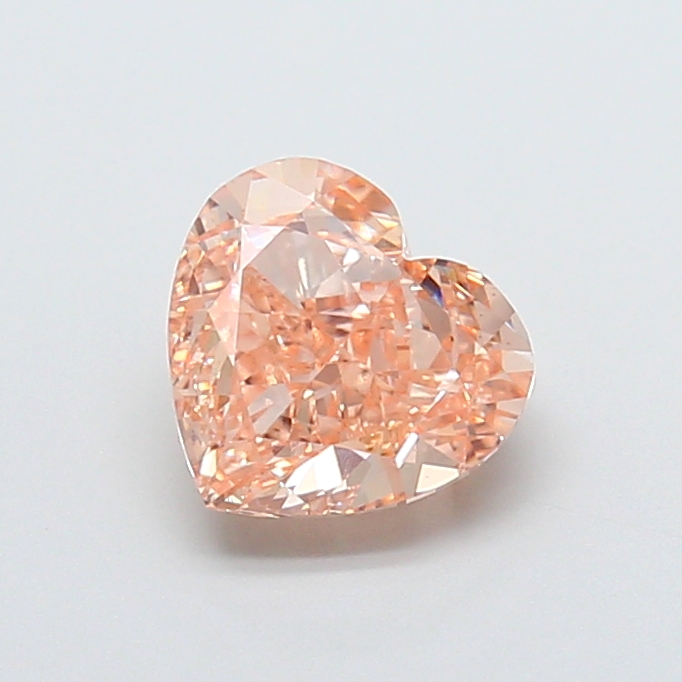 2.09 ct Orange (Fancy) VS1 Heart Modified lab-grown diamond