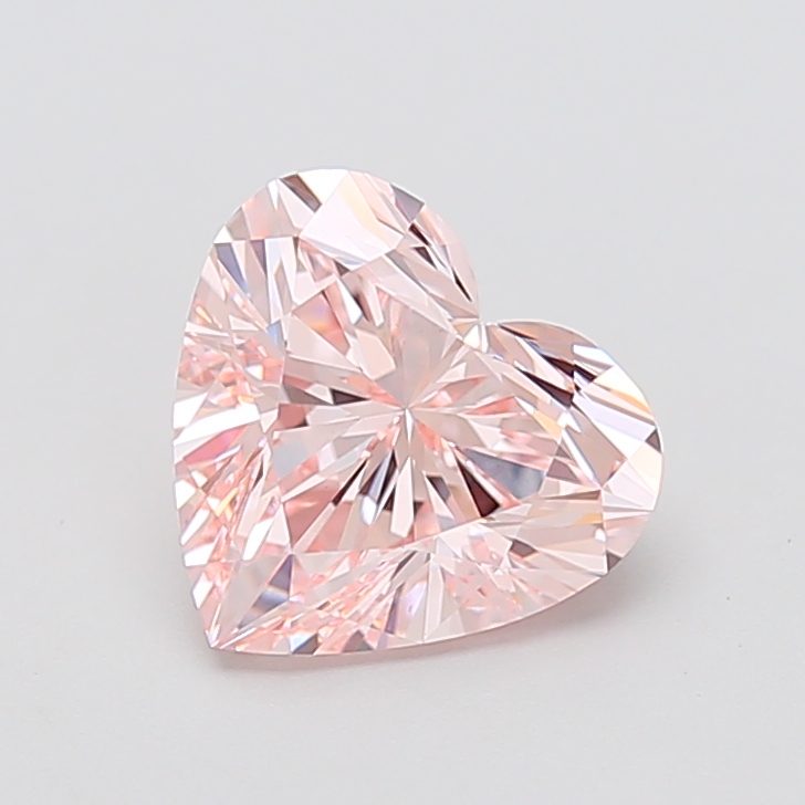 1.92 ct Heart Fancy Intense Pink Lab-Grown Diamond