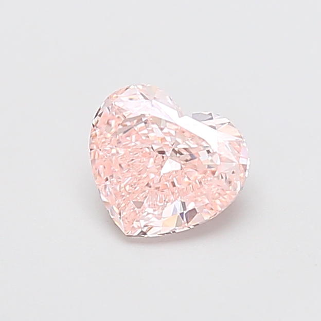 0.66 ct Heart Fancy Vivid Pink Lab-Grown Diamond