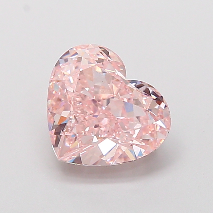 3.02 ct Heart, Fancy Vivid Pink Pink VS1 IGI CVD