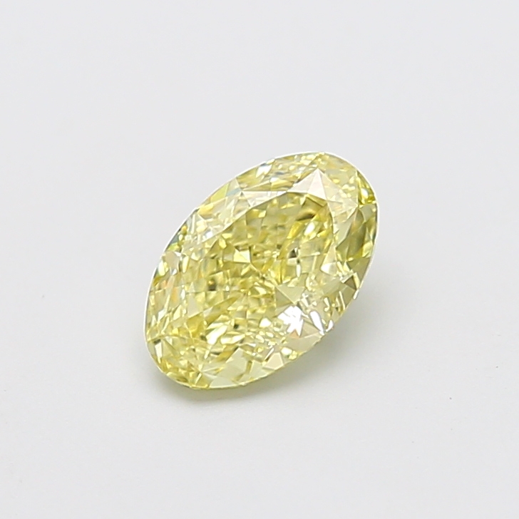 1.18 ct Oval Fancy Light Yellow Lab-Grown Diamond