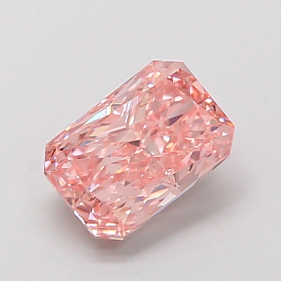0.84 ct Pink (Intense) VVS2 Radiant lab-grown diamond