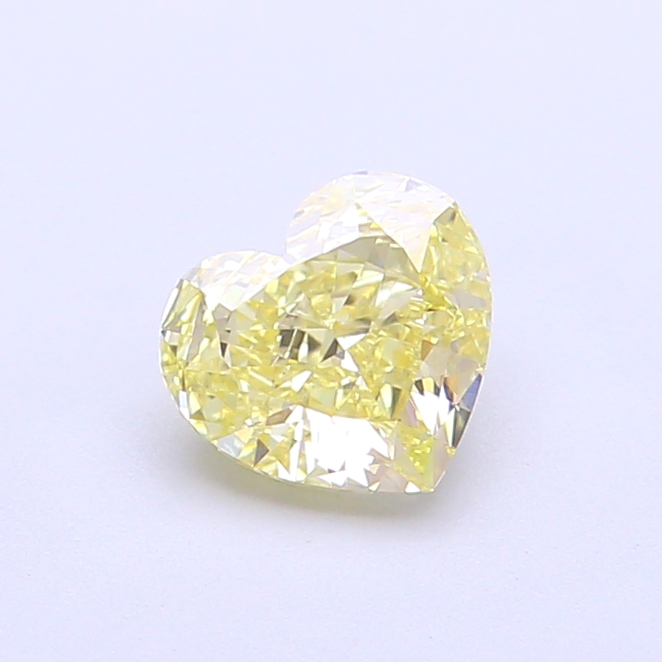 0.92 ct Heart Fancy Light Yellow Lab-Grown Diamond