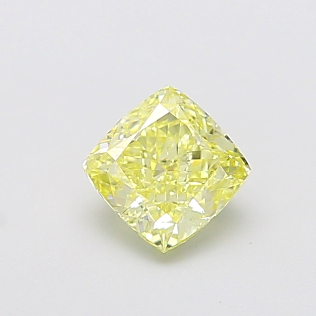 1.07 ct Yellow (Fancy) VVS2 Square Cushion lab-grown diamond