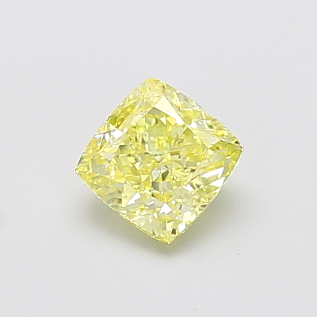 1.10 ct Yellow (Fancy) VVS2 Square Cushion lab-grown diamond
