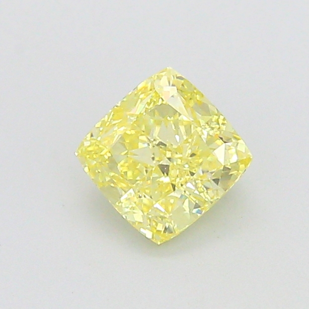 1.10 ct Yellow (Fancy) VVS2 Square Cushion lab-grown diamond