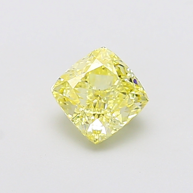 1.02 ct Yellow (Fancy) VVS2 Square Cushion lab-grown diamond