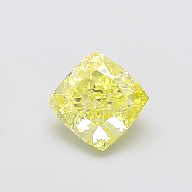 1.03 ct Yellow (Fancy) VS1 Square Cushion lab-grown diamond