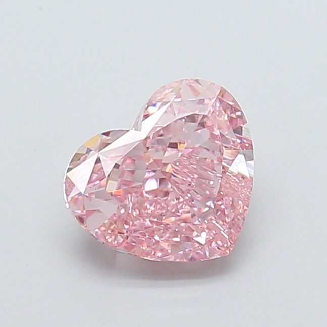2.03 ct Heart, Fancy Intense Pink VS1 IGI CVD