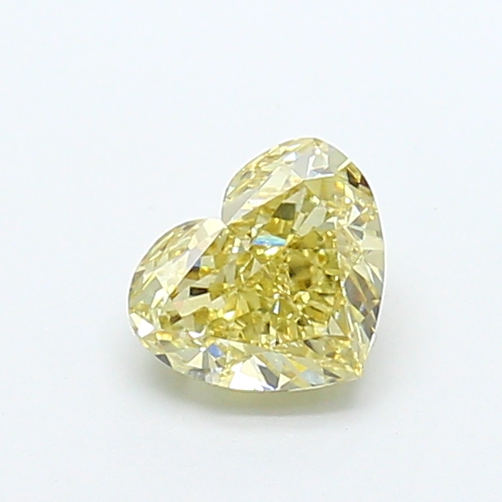 1.02 ct Heart Fancy Vivid Yellow Lab-Grown Diamond