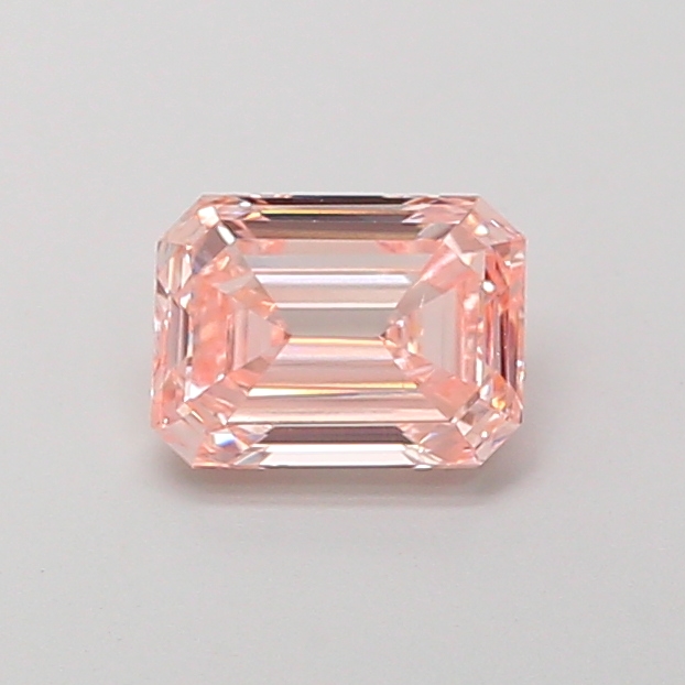 0.19 ct Emerald Fancy Vivid Pink Lab-Grown Diamond
