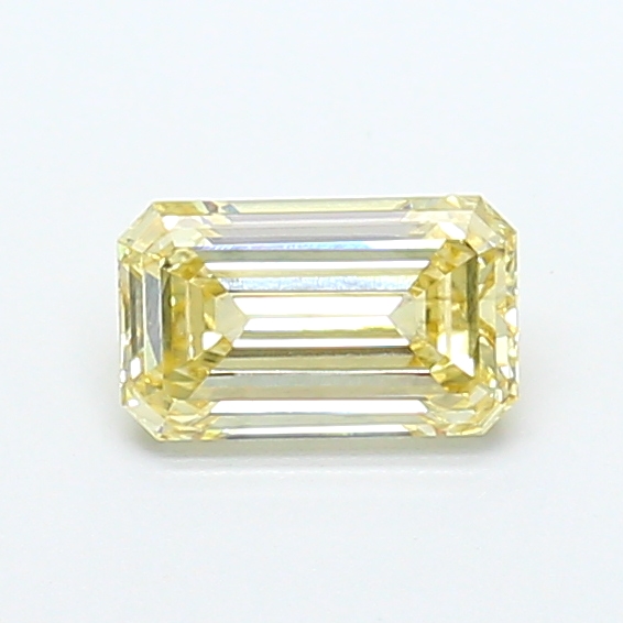 1.01 ct Emerald Fancy Vivid Yellow Lab-Grown Diamond