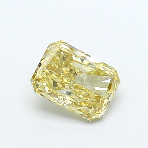 0.85 ct Radiant Fancy Vivid Yellow Lab-Grown Diamond