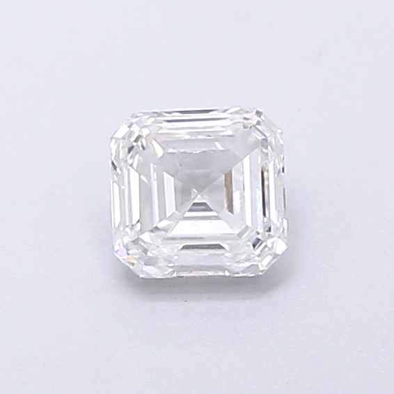Actual 0.29 carat D Asscher lab-grown diamond