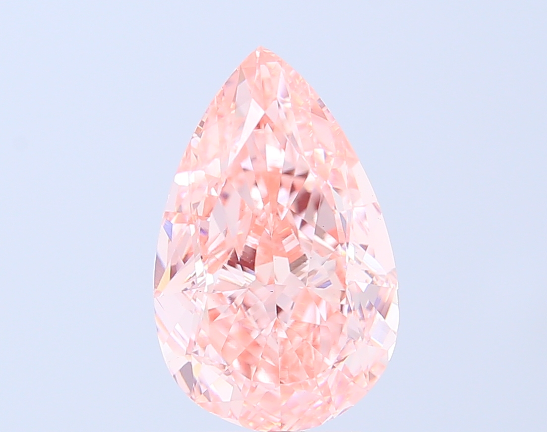 5.10 carat Pear lab-grown diamond