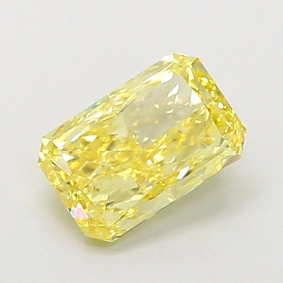 1.34 ct Radiant Fancy Intense Yellow Lab-Grown Diamond
