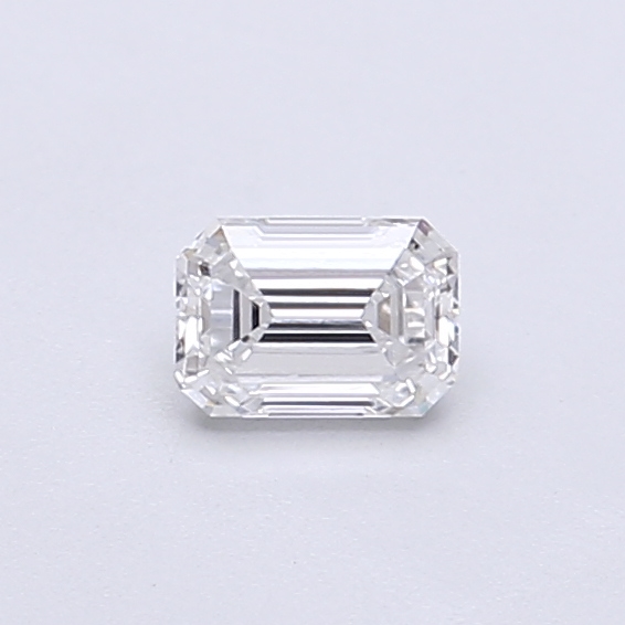Actual 0.29 carat D Emerald lab-grown diamond